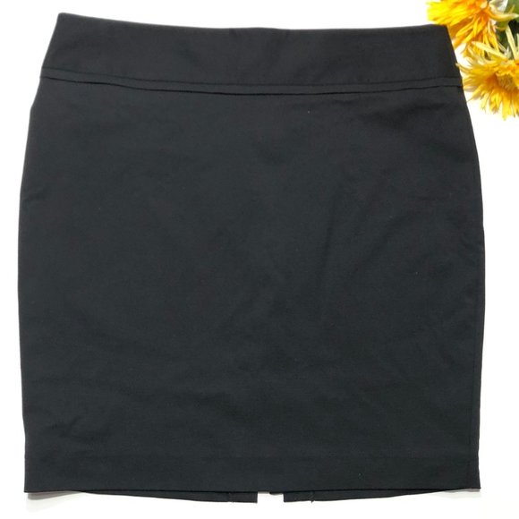 CALVIN KLEIN BLACK MIDI SKIRT SIZE 10 - Picture 1 of 7